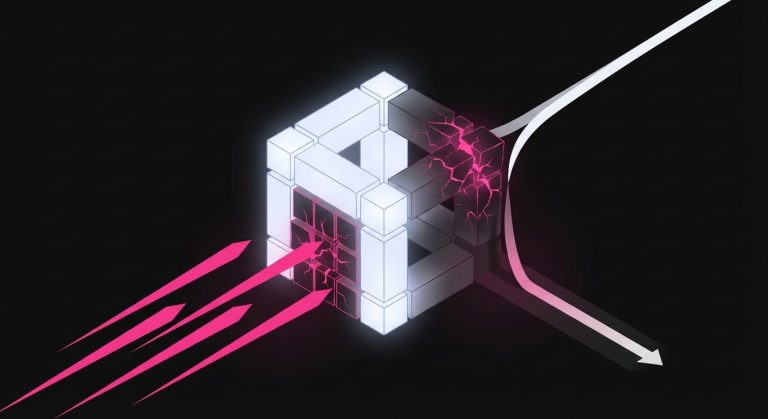 Conceptual illustration of repeated Code 43 retries weakening MID trust and lowering later approval rates.